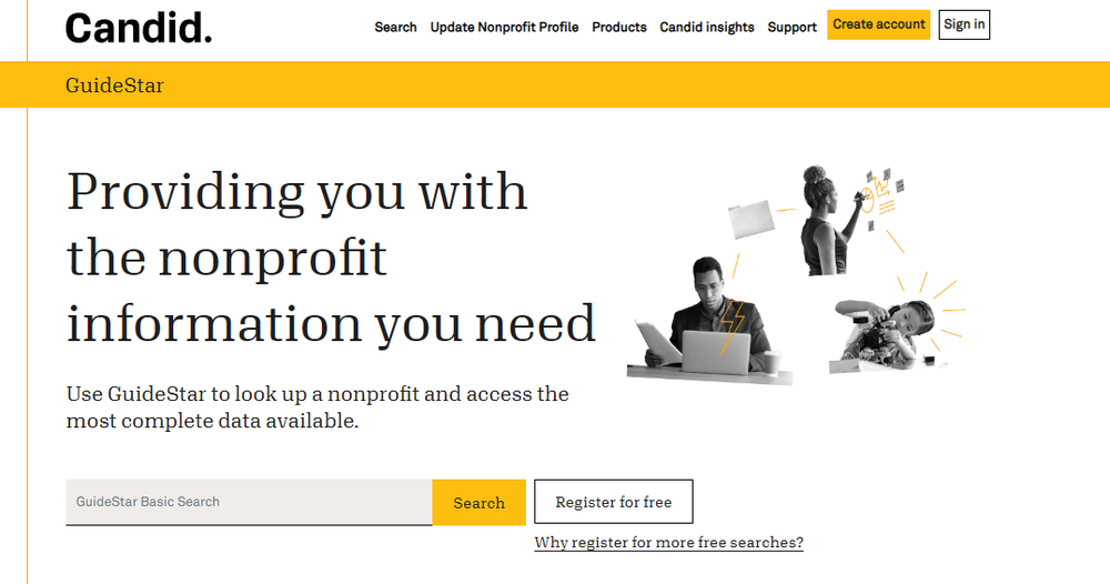 Candid GuideStar Screenshot 1