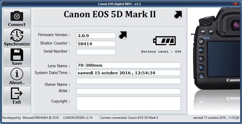 Canon EOS DIGITAL Info download | SourceForge.net