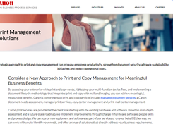 Canon Managed Print Services Screenshot 1