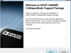 ADSP-CM408 Support Package for CANopenNode