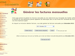 To generate monthly bills of the families.