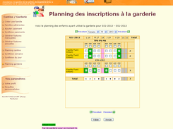 Planning of the nursery registrations.