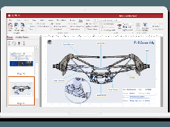 Envision evCreator is a powerful graphics application* combining 2D drawing and image editing with 3D model handling for creating technical illustrations, product visualizations, animations, charts, text and more.