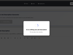 Automated Job Description Creation