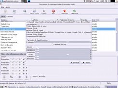 Window for setting scores and moods of a song