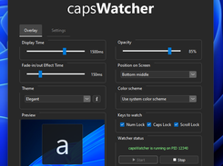 capsWatcher Configuration