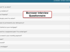 Borrower Interview