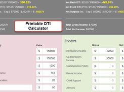 Debt to Income Calculator