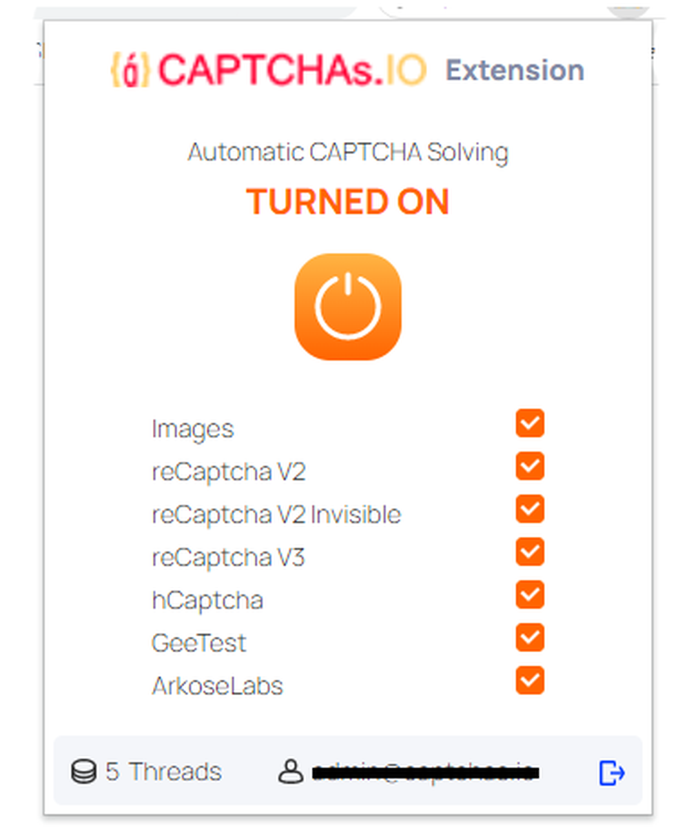 CAPTCHAs.IO Screenshot 1