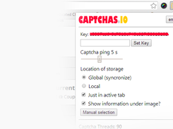 CAPTCHA Solver for Chrome - CAPTCHAs.IO Screenshot 1