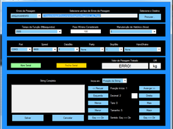 Tela de configurações