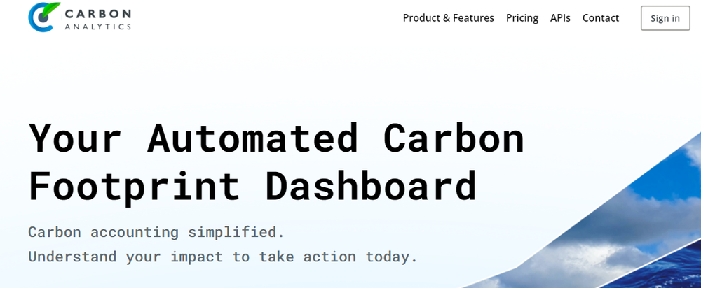 Carbon Analytics Screenshot 1