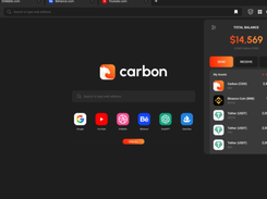 Carbon Browser Screenshot 1