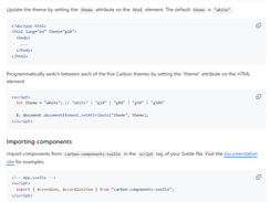 carbon-components-svelte Screenshot 1