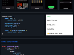Carbon library Screenshot 1