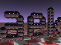 Result of Card-raytracer