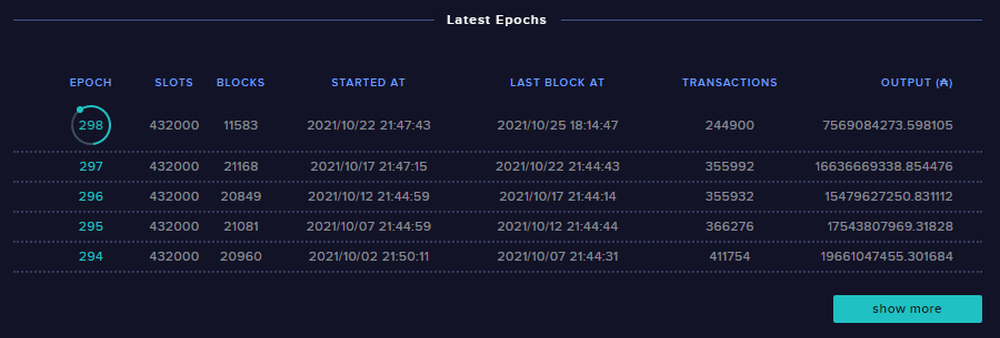 Cardano Explorer Screenshot 1