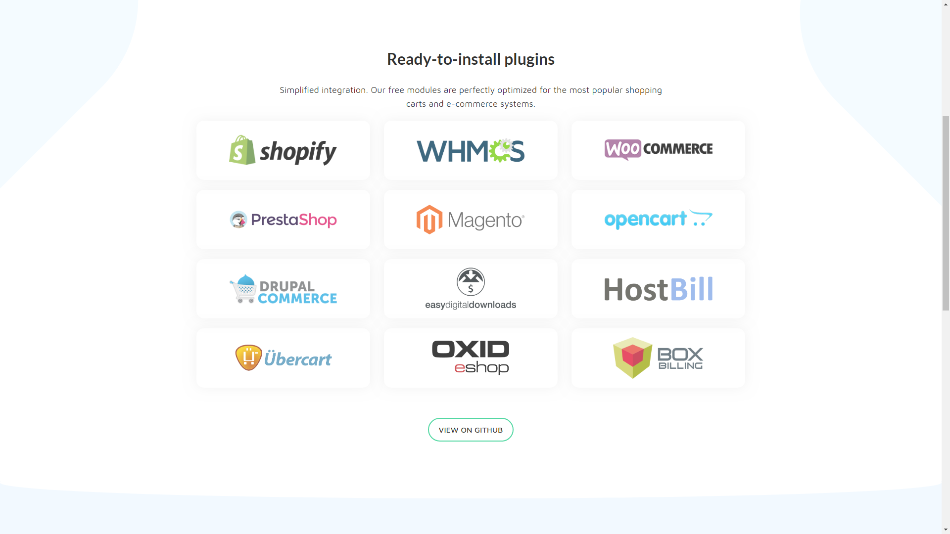 Cardinity E-Commerce modules