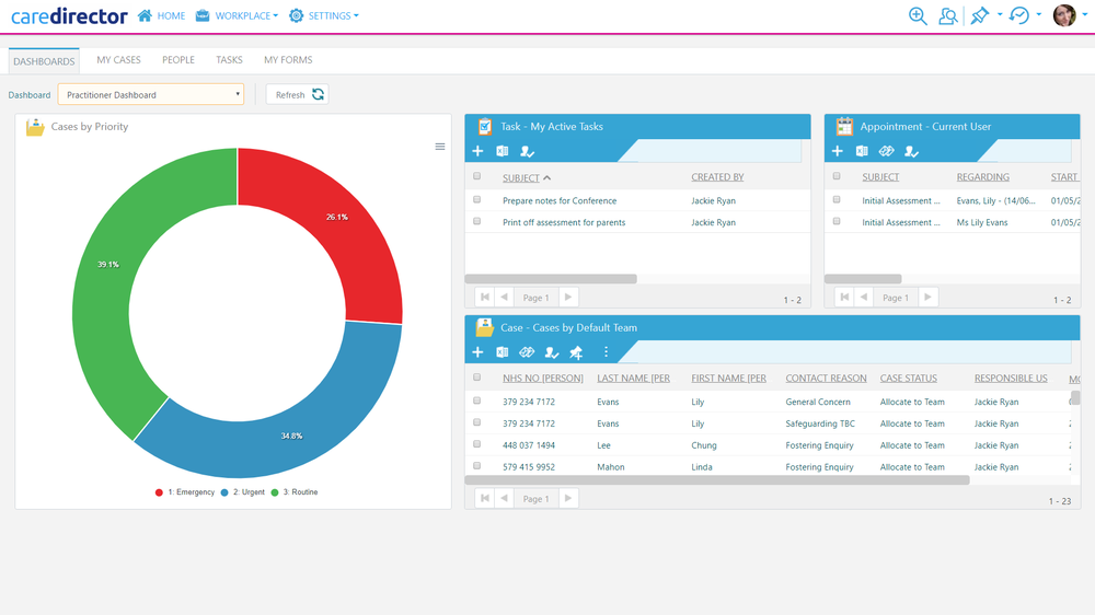 CareDirector Screenshot 1