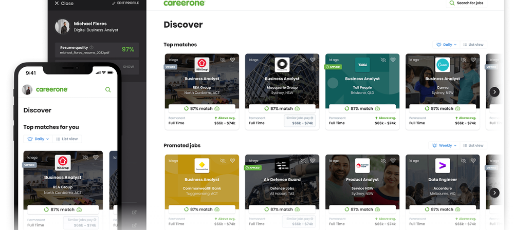 CareerOne Screenshot 1