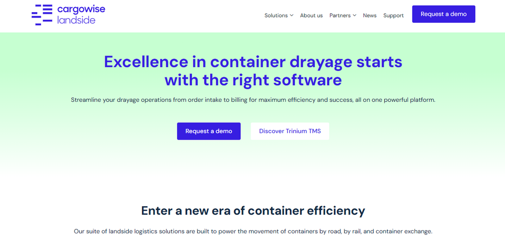 CargoWise Landside Screenshot 1