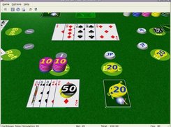 Caribbean Poker Simulation 3D