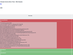 Carina demo tests HTML report from Zebrunner