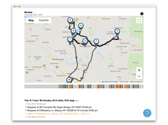 Detailed maps with street address lookup