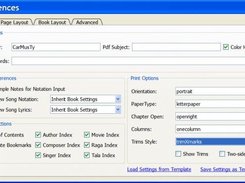 CarMusTy lets you customize your Song Book in numerous ways