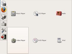 A sample mockup of the CarOS user interface.