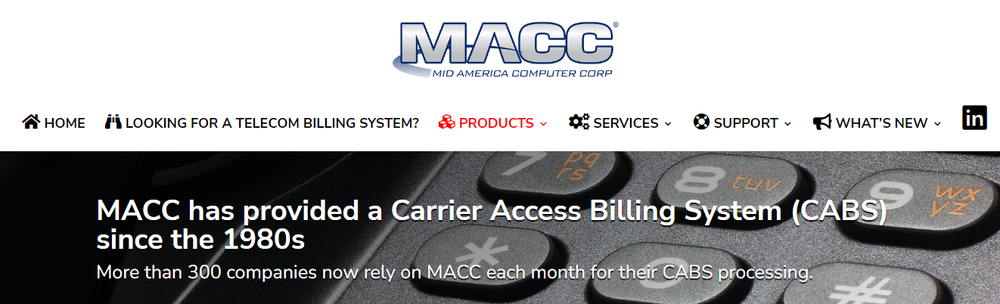 Carrier Access Billing System Screenshot 1