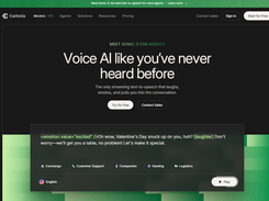 Cartesia Sonic-3 Screenshot 1