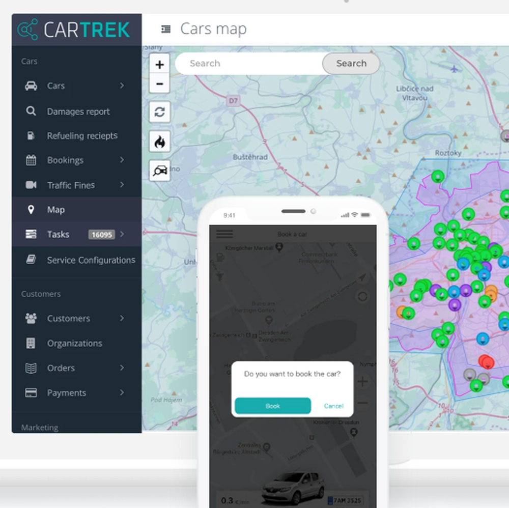 CarTrek Screenshot 1