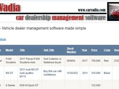 Leverage the vehicle management software to display vehicle listings and information pertaining to a vehicle.