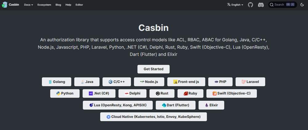 Casbin Screenshot 1