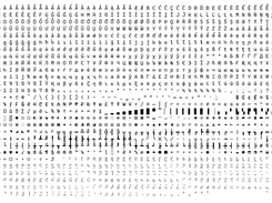 Cascadia Code characters