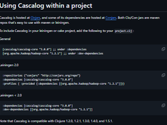 Cascalog Screenshot 1