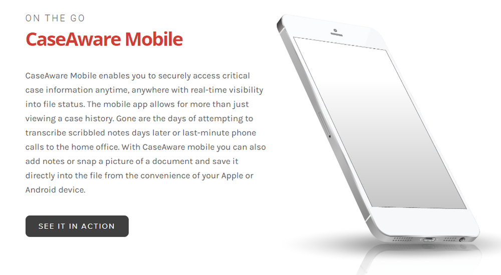 CaseAware Screenshot 1