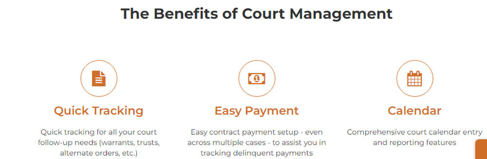 Caselle Court Management Screenshot 1