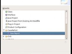 CaseRePort in Eclipse: creating new report