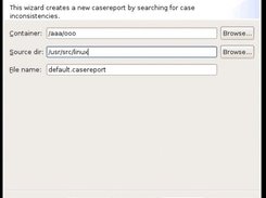 CaseRePort in Eclipse: filling parameters