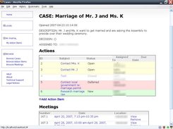 Case Information Screen