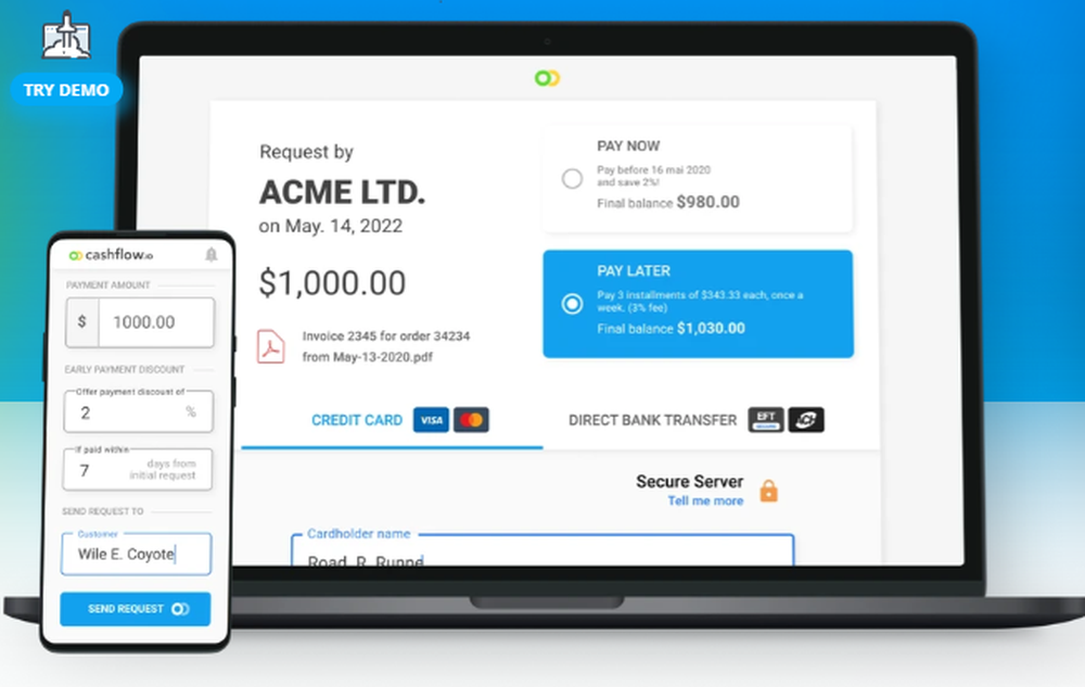 Cashflow.io Screenshot 1