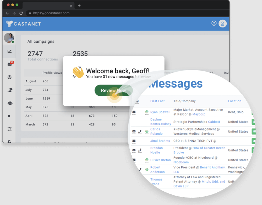 CASTANET Screenshot 1