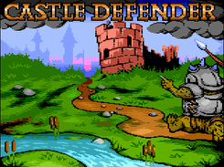 Castle Defender - Atari XL/XE Screenshot 1