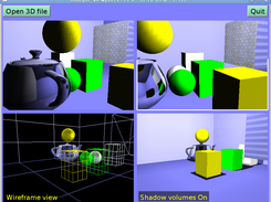 Multiple viewports, with shadow maps, mirrors and such