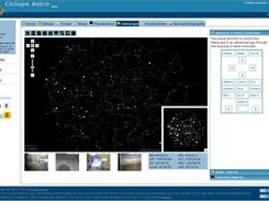 Moving the telescope through Ciclope Planetarium