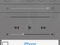 airplay logo on iOS device