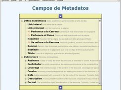 Mantenedor de un esquema de metadatos de ejemplo