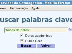 Buscador de recursos por palabras claves